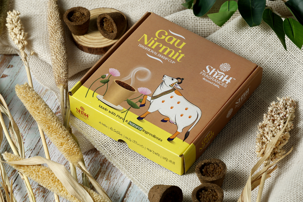 Shah fragrances gau nirmit premium cup dhoops