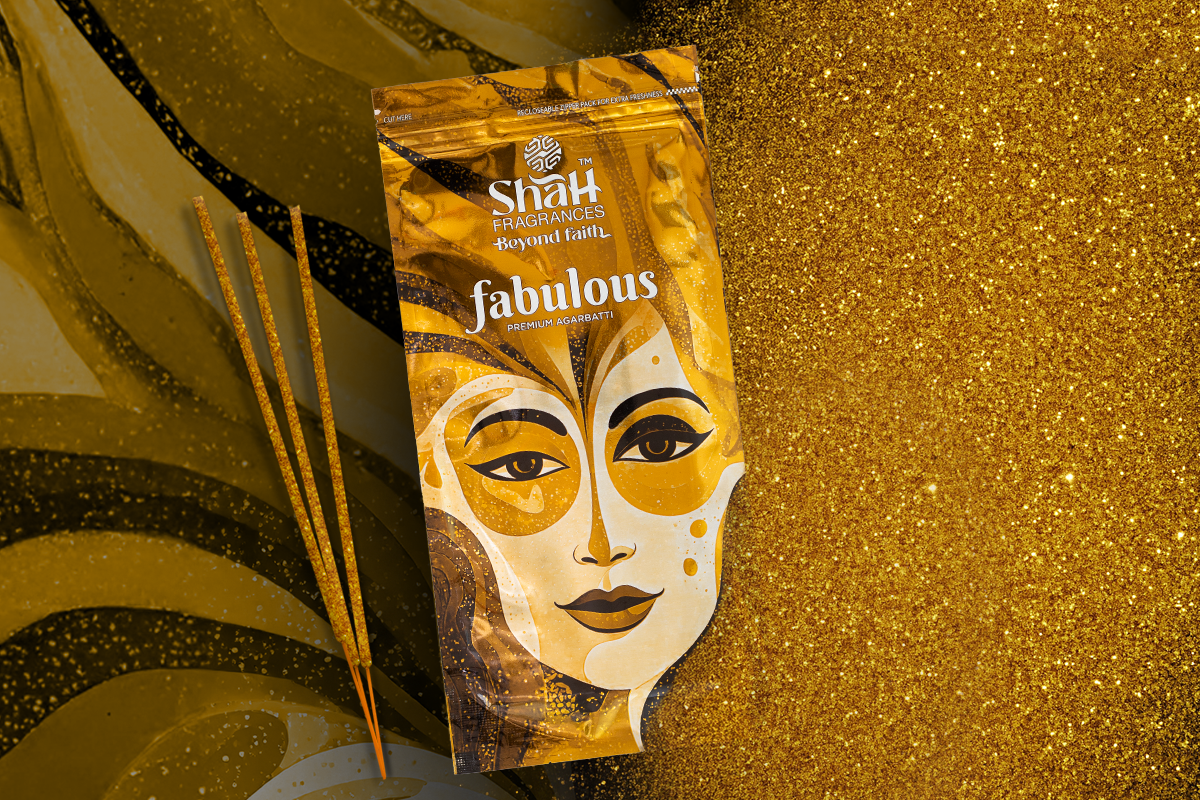 Fabulous Zipper Incense Sticks 90g by Shah Fragrances – Premium long-lasting agarbatti with floral musky fragrance, perfect for puja, meditation, and home use