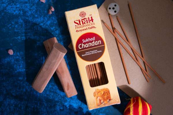 Sukhad Chandan - Bambooless Dhoop Sticks Box (90 Gms)