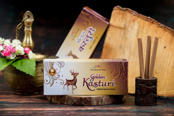 Golden Kasturi - Dhoop Box(100 gram)