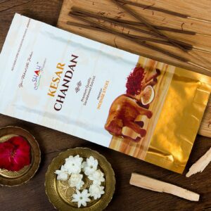 Kesar Chandan - Zipper Agarbatti (110 gram) - Image 1