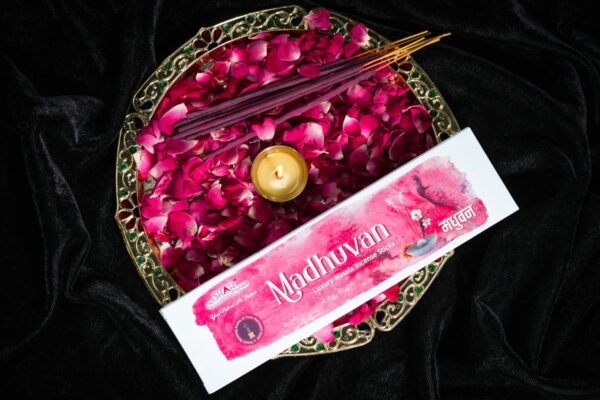 Madhuvan Flora - Premium Masala Incense Sticks (50 Grams Box)