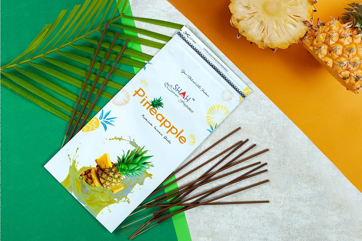 Pineapple - Zipper Agarbatti (120 gram) - Image 1