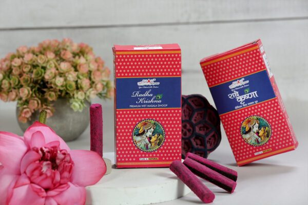 Radha Krishna - Premium Gila Dhoop Box 10 Sticks