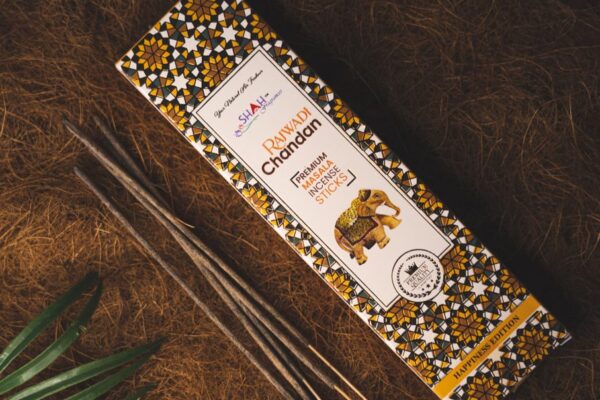 Rajwadi Chandan - Premium Masala Incense Sticks (50 Grams Box)