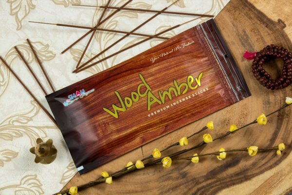 Wood Amber - Zipper Agarbatti (120 gram)